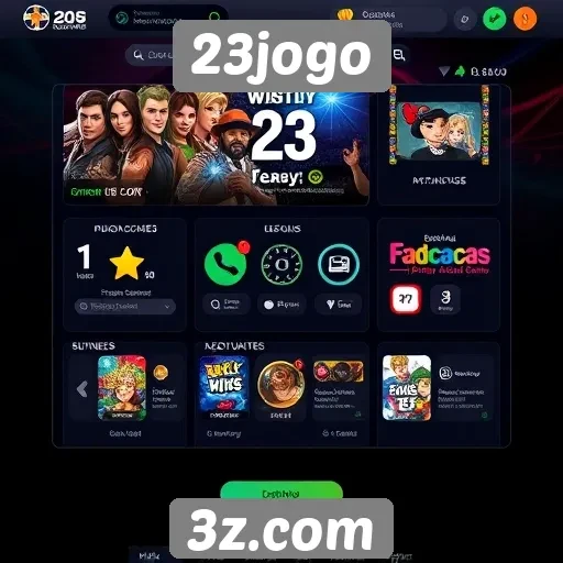 Avaliação da interface do usuário do 23jogo